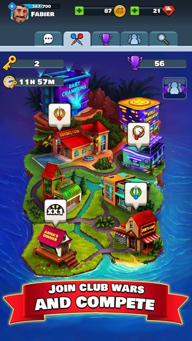 Darts Club screenshot game