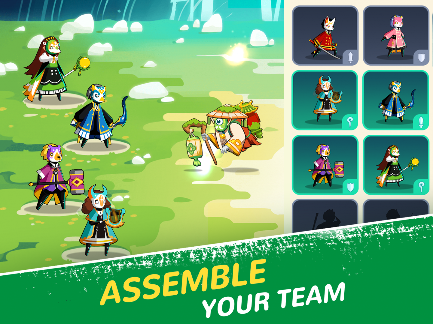 Cuplikan Layar Game Masketeers : Idle Has Fallen