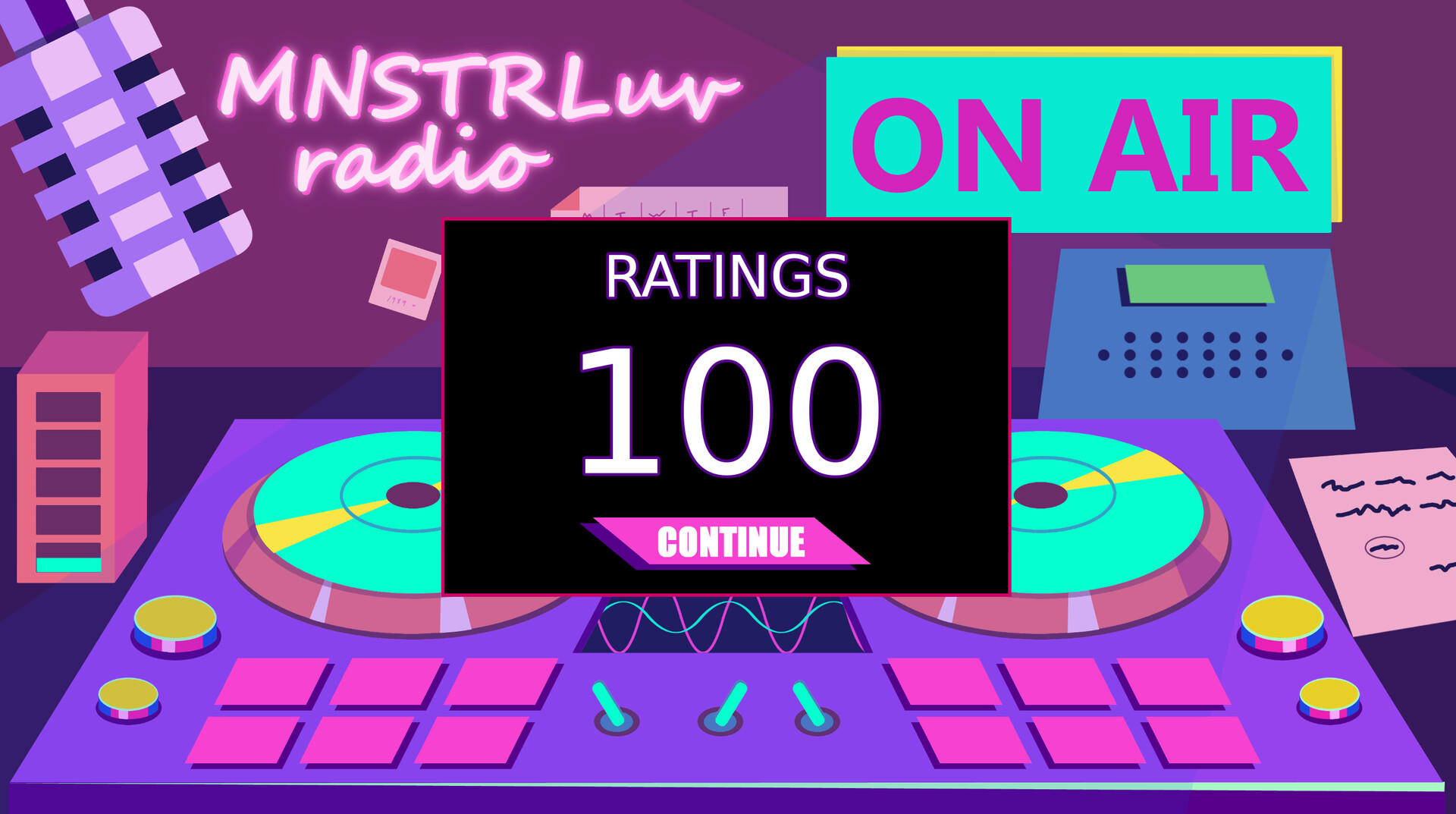 Screenshot of Monster Luv Radio