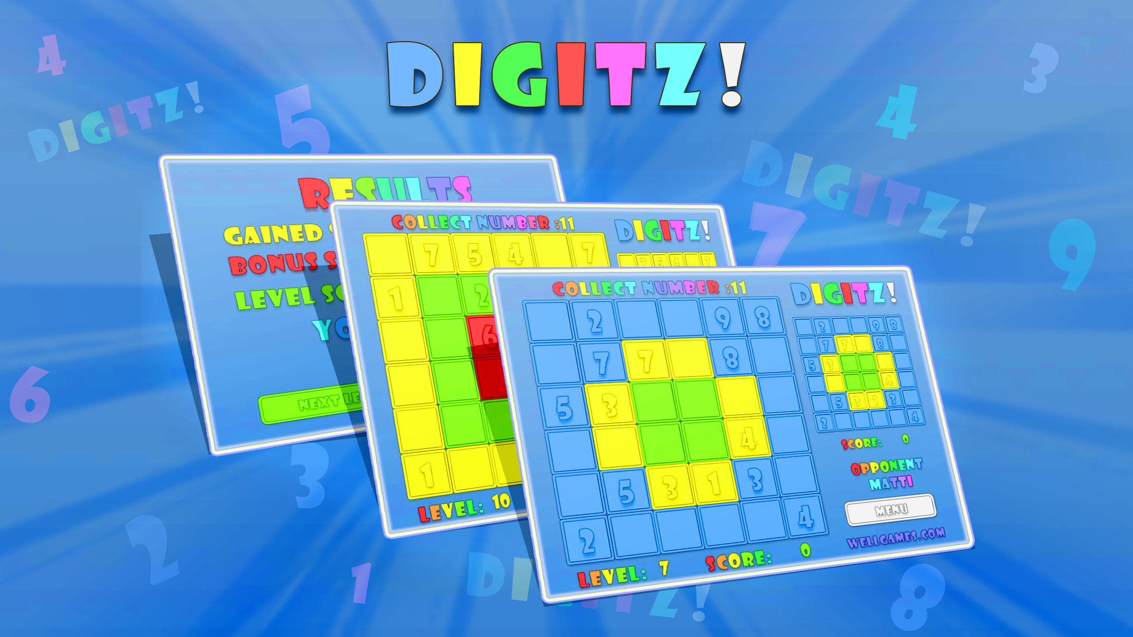 Lines of Digits: Fun Math Game Game Screenshot