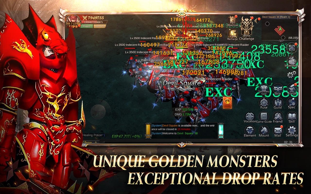 MU: Dragon Havoc Game Screenshot