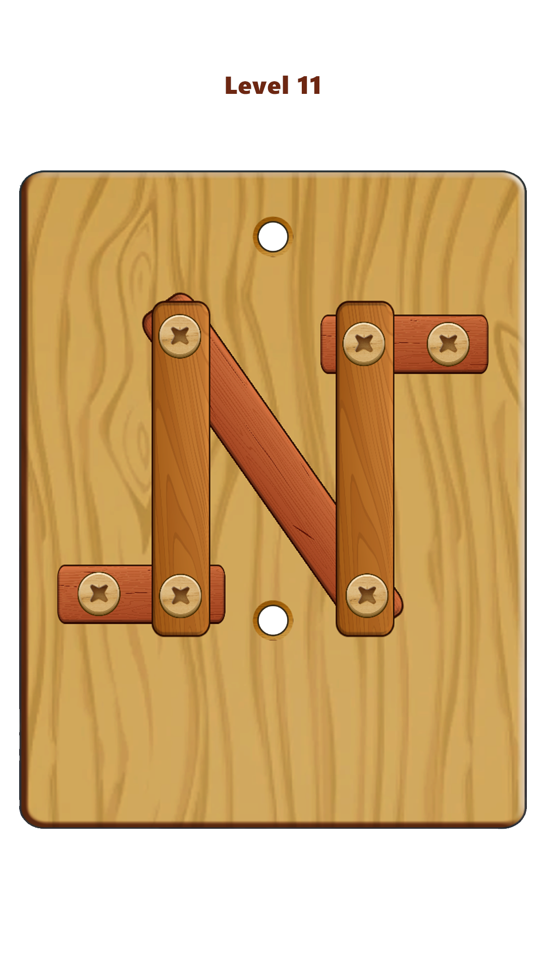 Screenshot of Wood Nuts & Bolts Puzzle