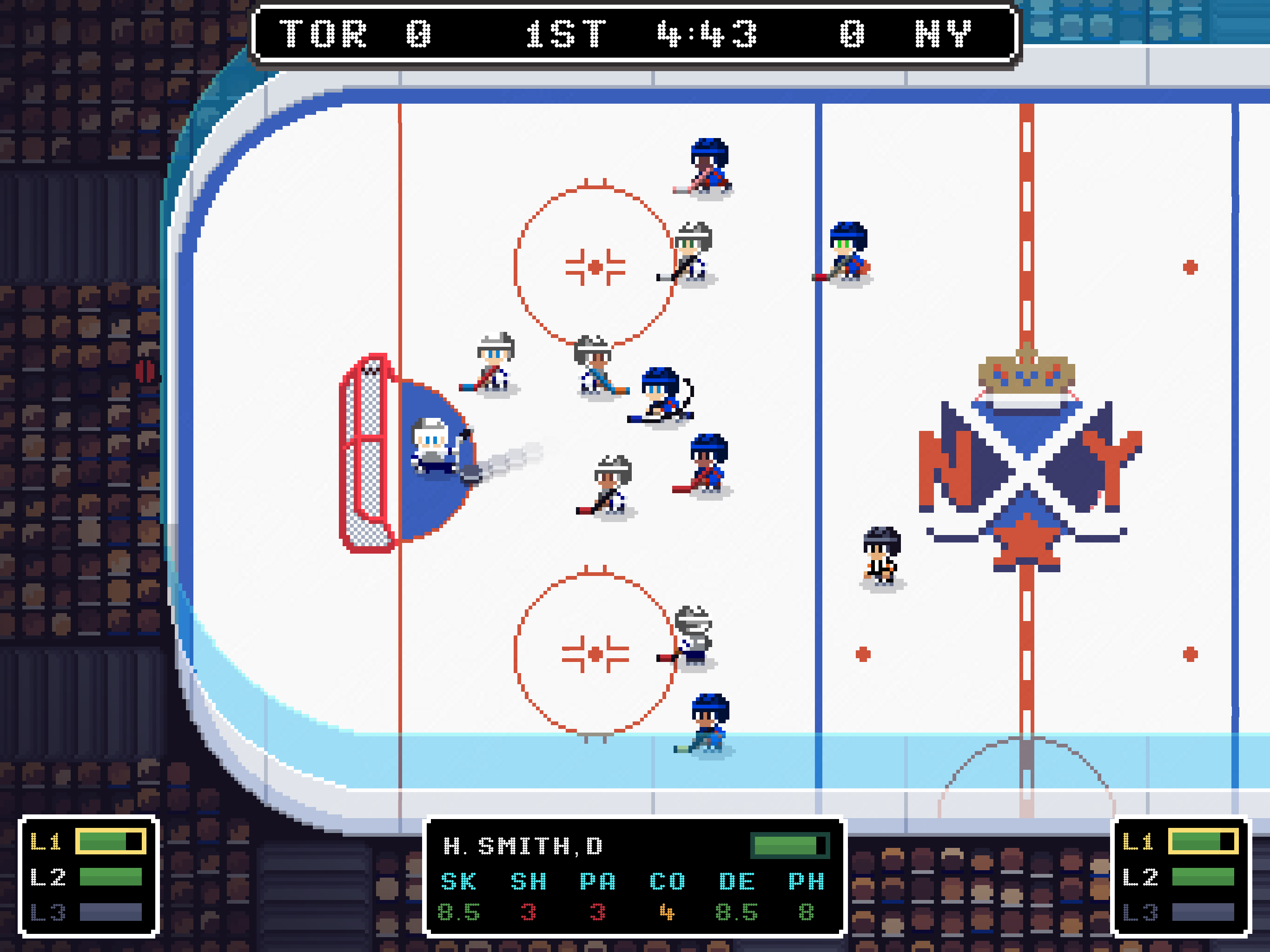 Ice League Hockey遊戲截圖