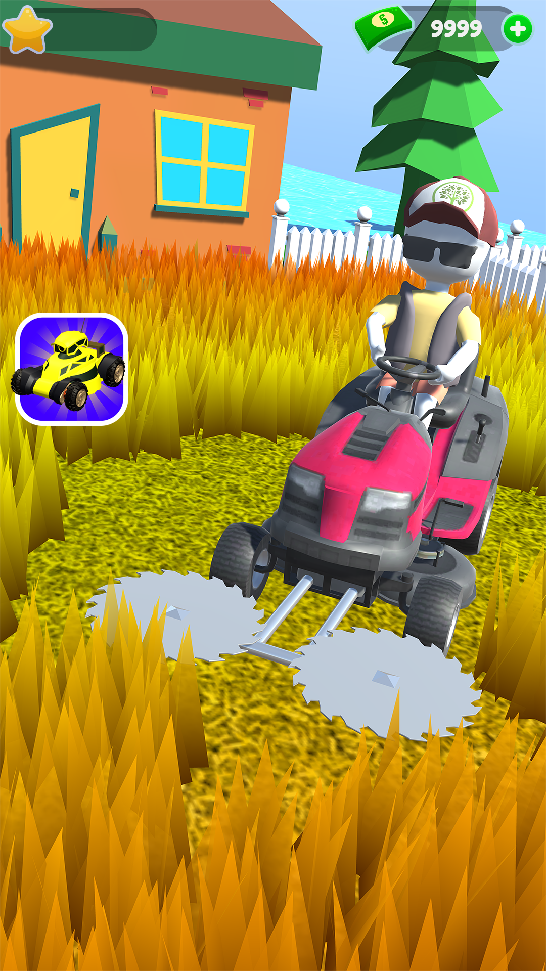 Captura de Tela do Jogo Mow The Lawn - Cutting Grass