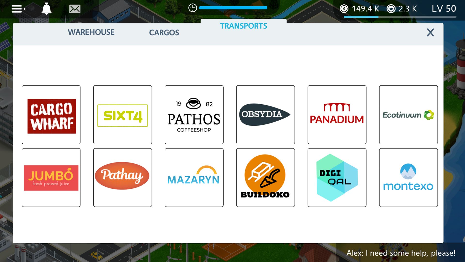 Screenshot of Virtual Truck Manager - Tycoon trucking company