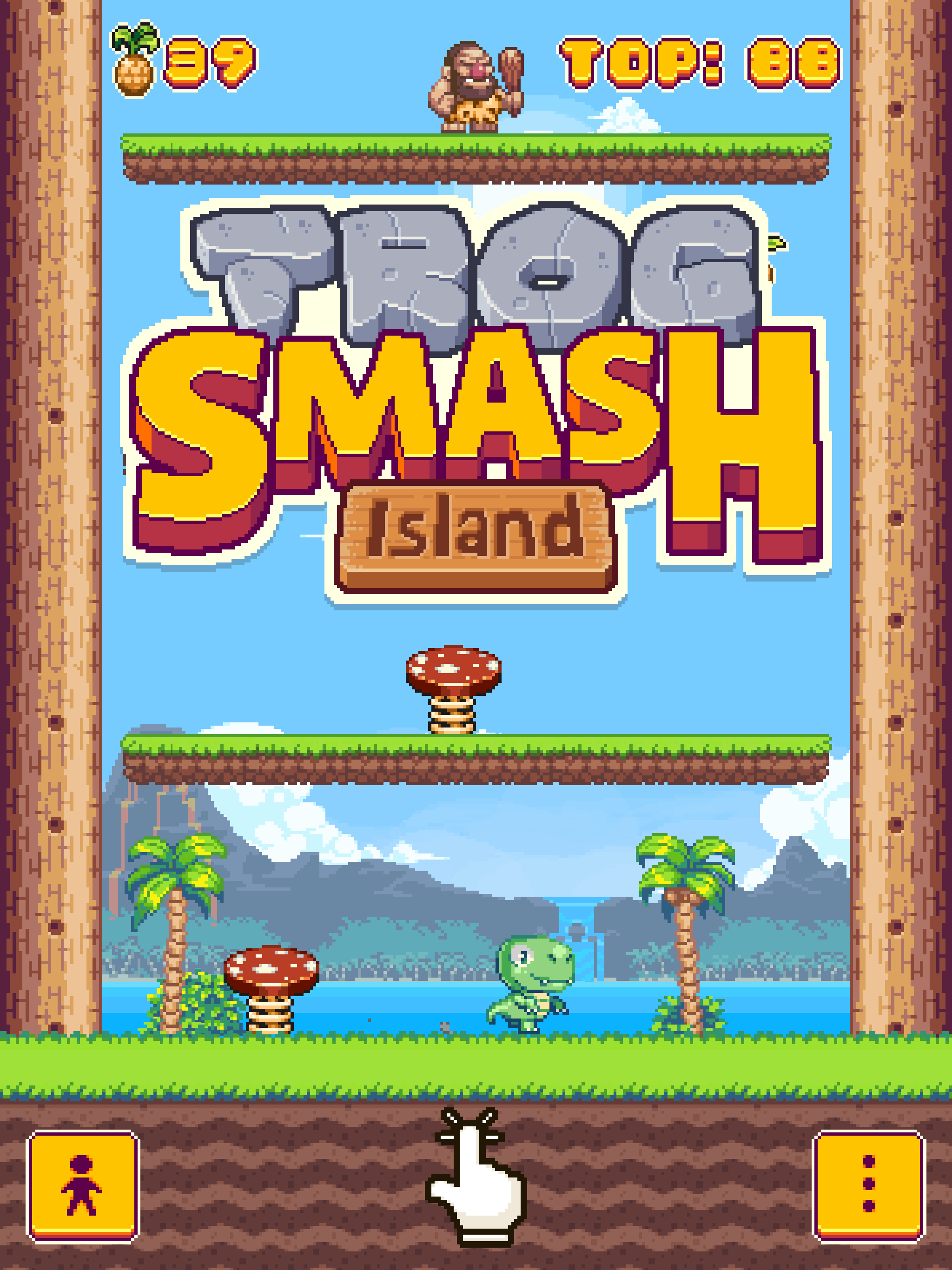 Trog Smash Island - A jurassic adventure ゲームのスクリーンショット