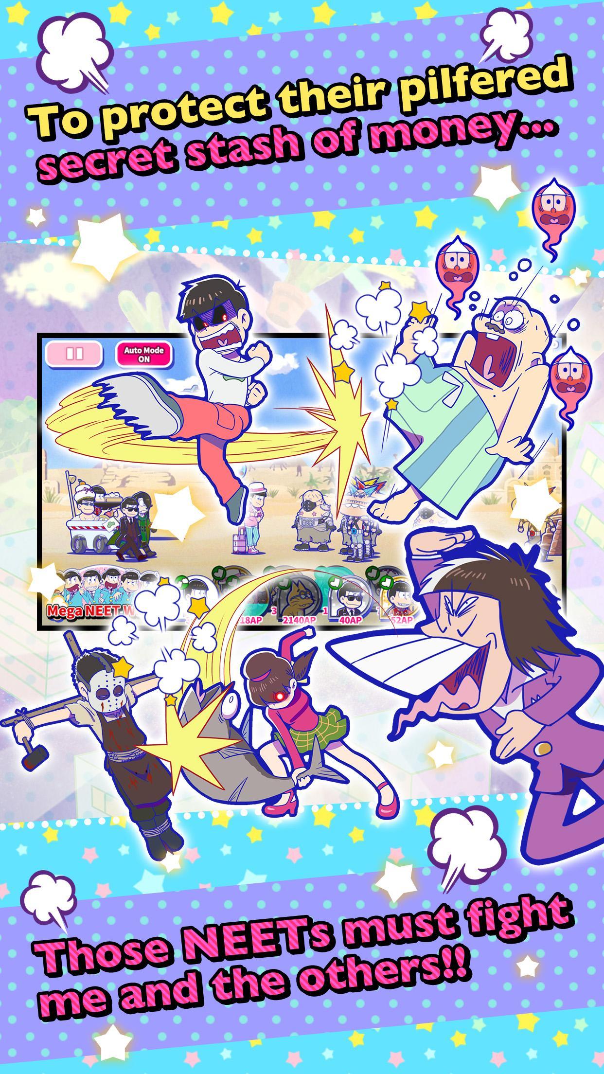 Osomatsu-san Hesokuri Wars~Battle of the NEETs~ Game Screenshot