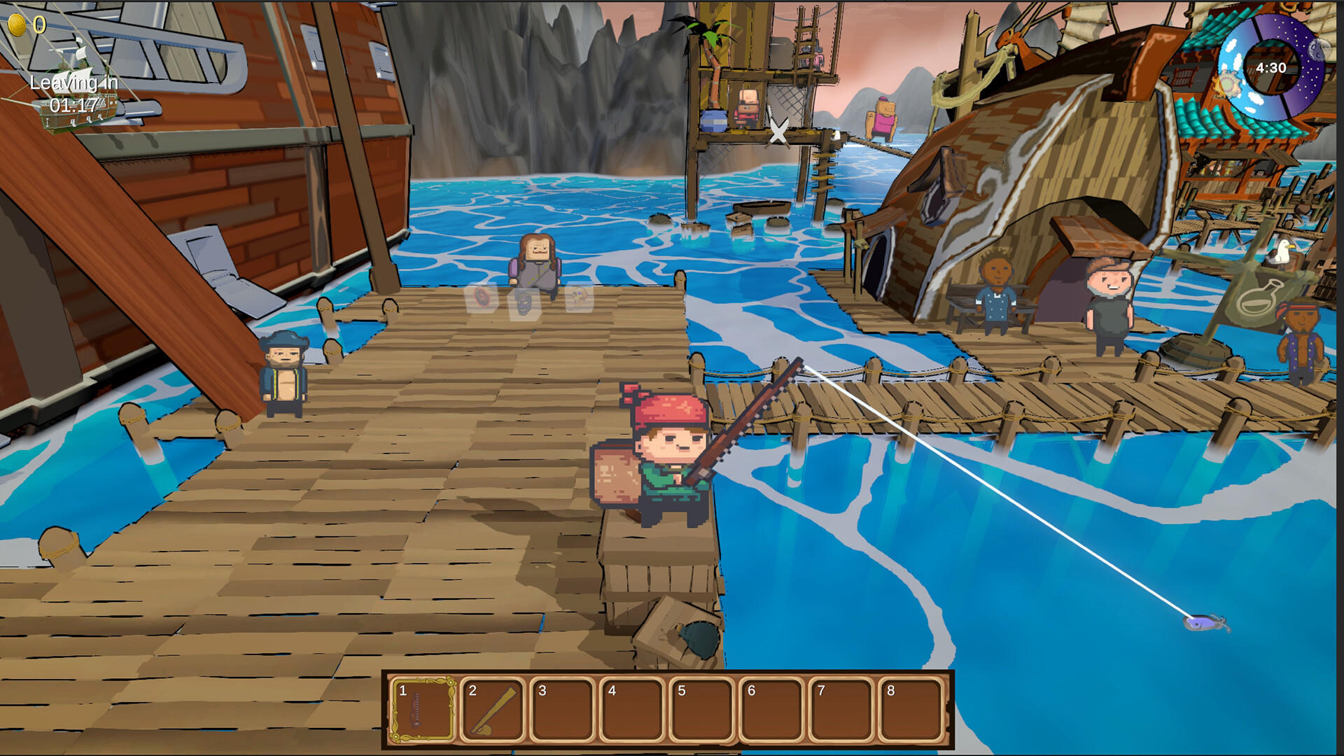 Dock King Game Screenshot