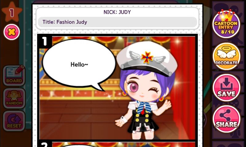 Fashion Judy: Uniform style screenshot game