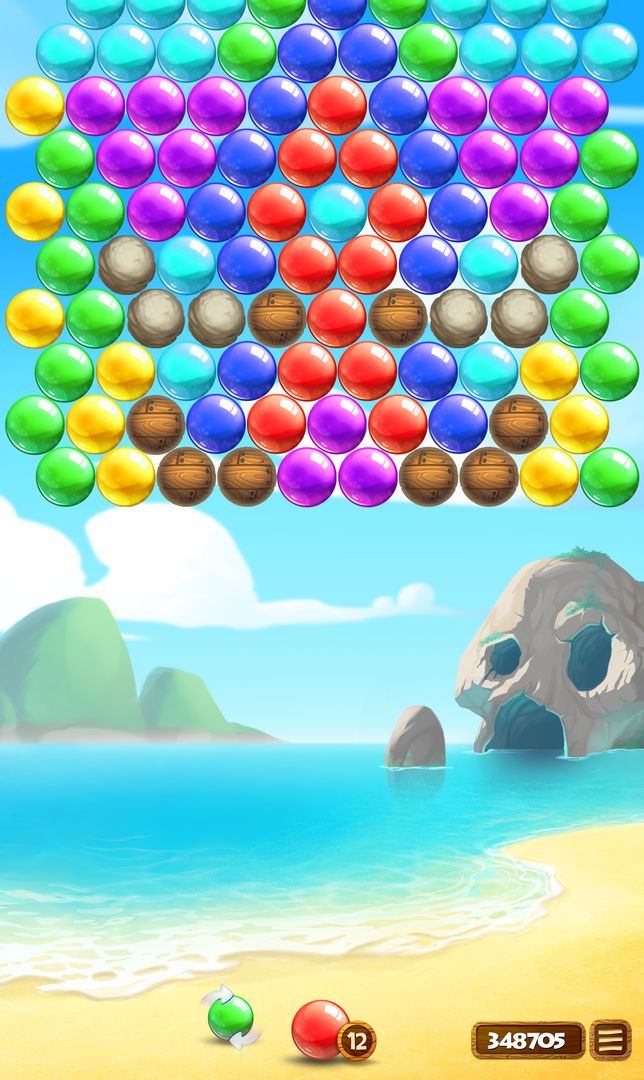 Screenshot of Bubble Beach