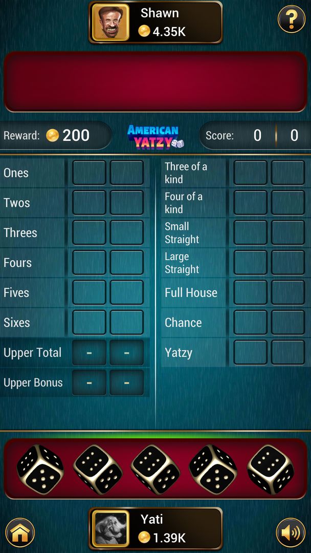 Yahtzee - Offline 게임 스크린 샷
