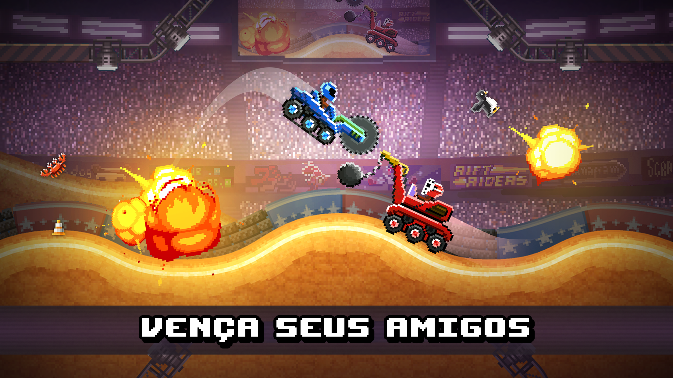 Captura de Tela do Jogo Drive Ahead! - Lutas de carros