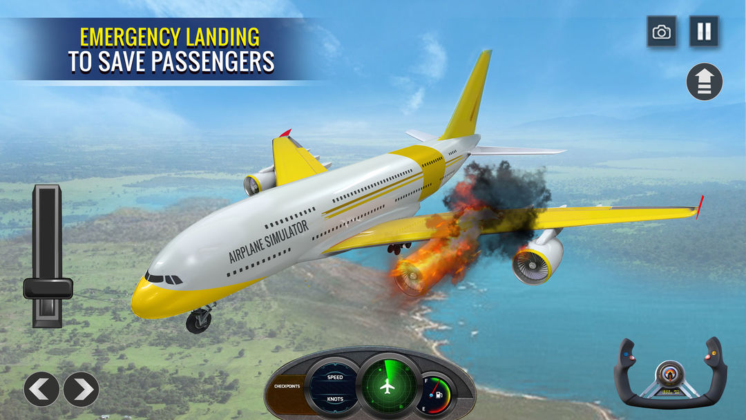 Screenshot of Flight Simulator: Plane Games