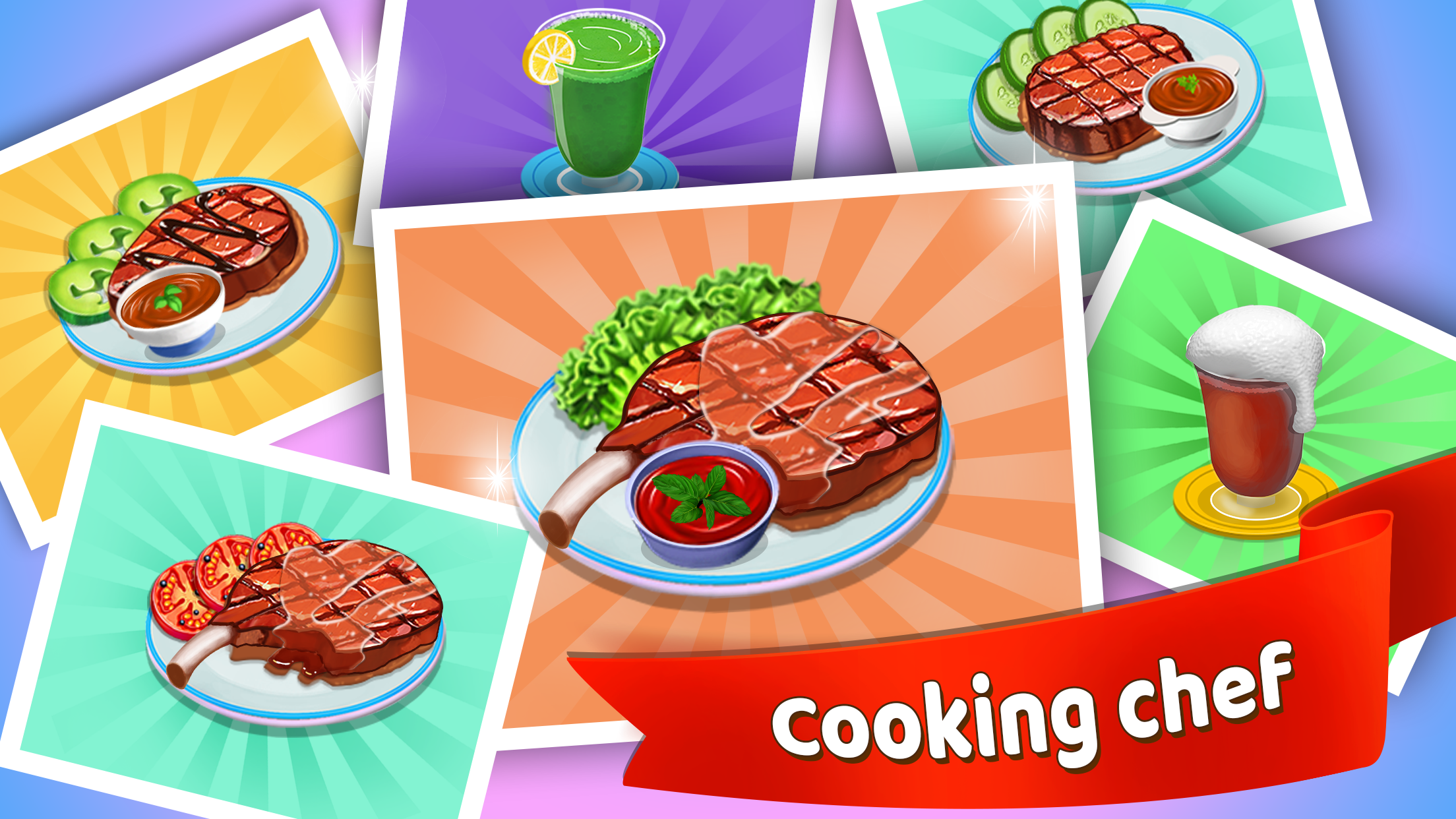Captura de Tela do Jogo Cooking Star 🍳- Crazy Kitchen Restaurant Game