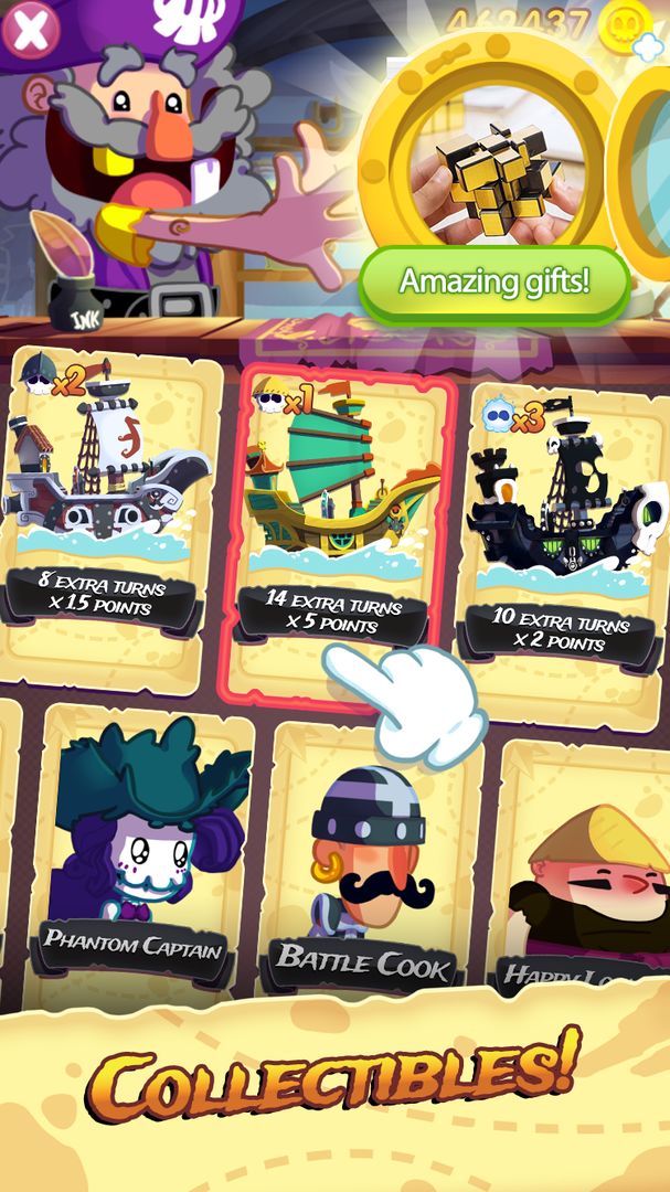 Screenshot of Pirate Match 3 Adventure Treas