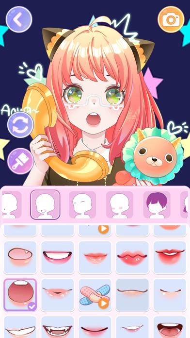 Screenshot of Anime Doll Avatar Maker Game