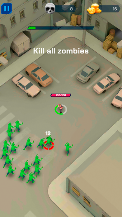 Cuplikan Layar Game Survivor Base: Zombie City 3D