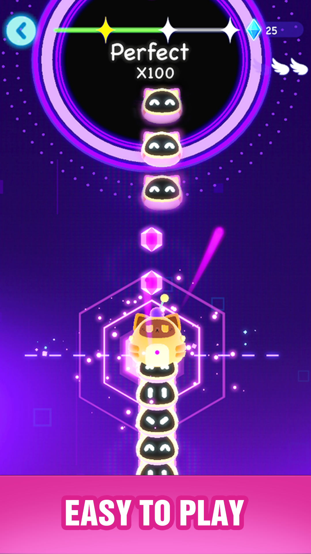 Cat Hop - Dancing Music Games Game Screenshot