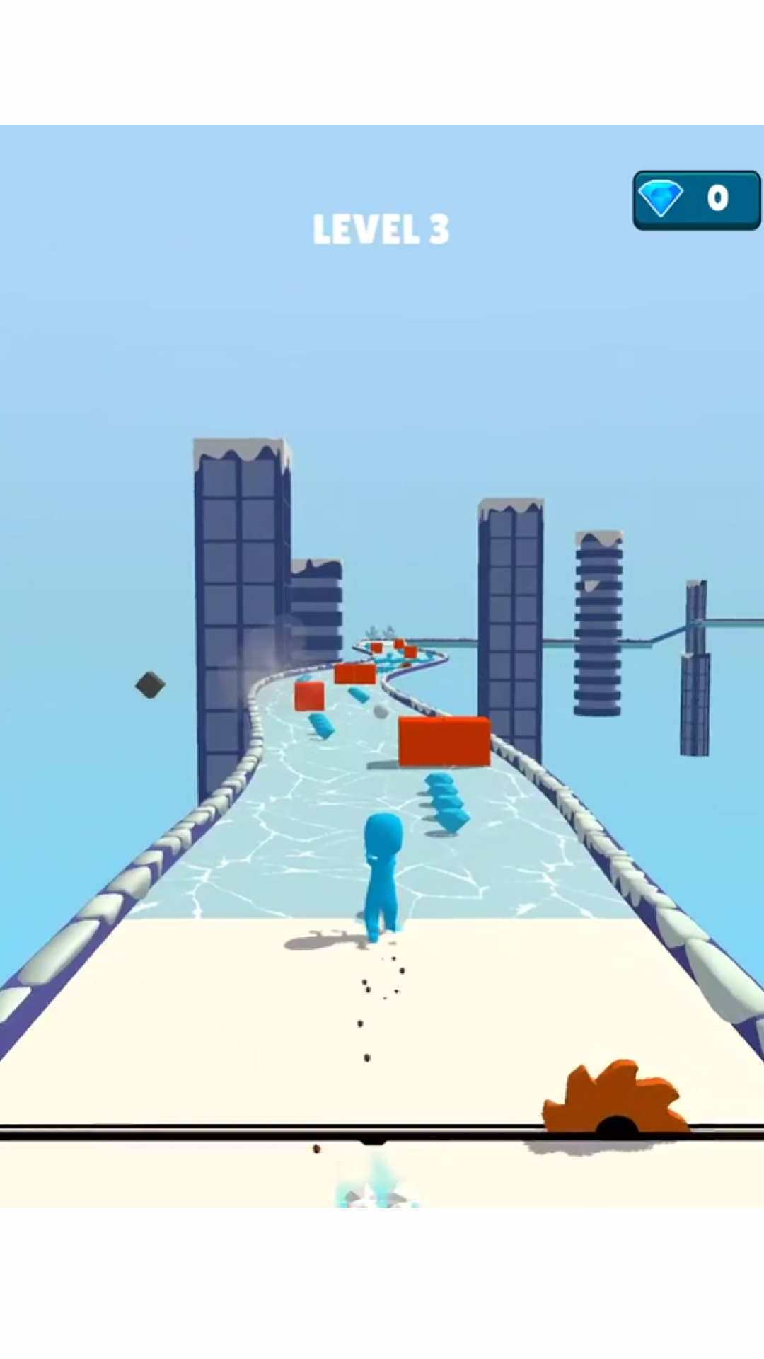 Snowman and snowball master Game Screenshot