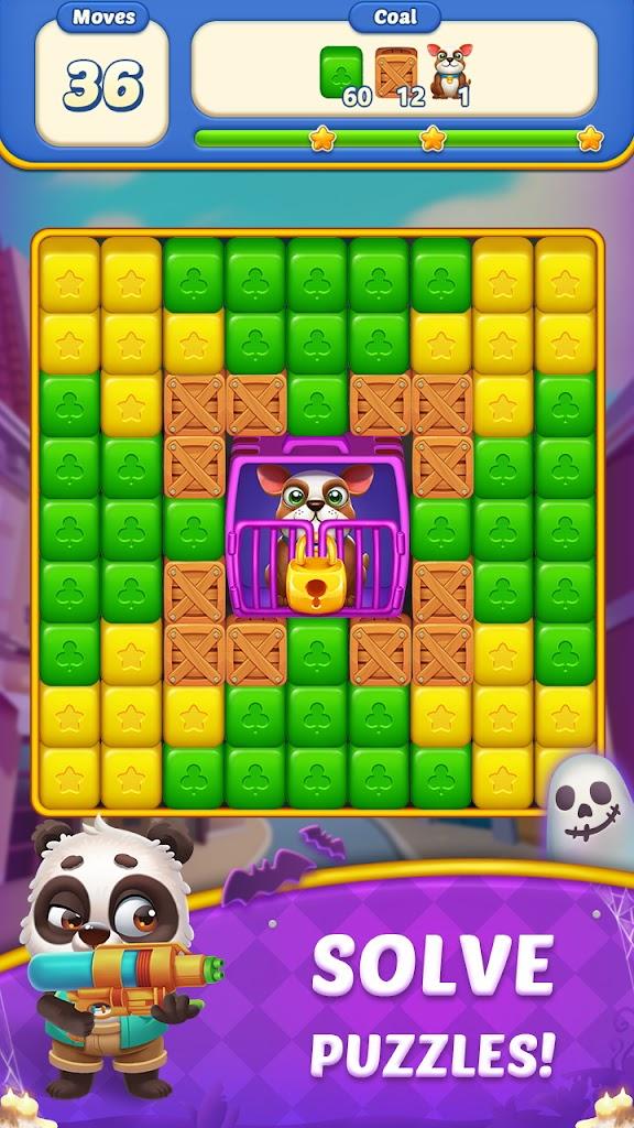 Cube Blast Journey: Toon & Toy Game Screenshot