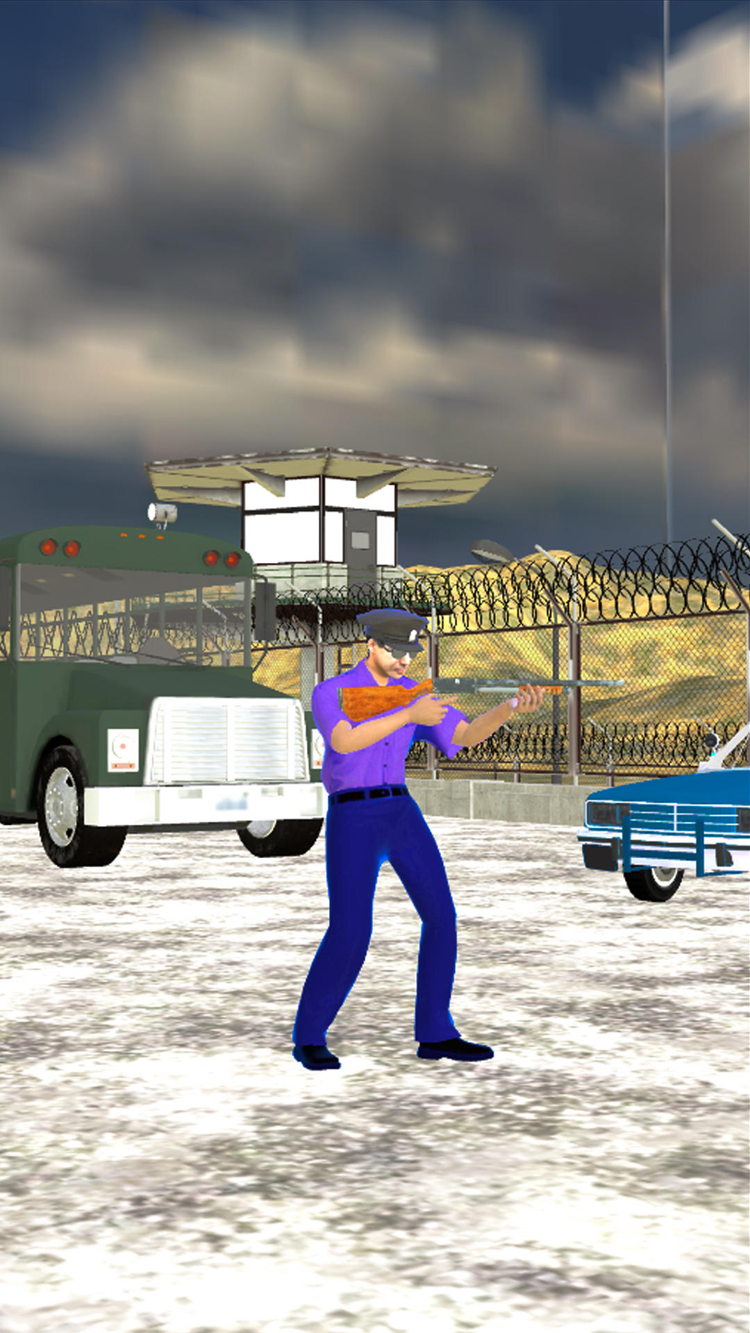 Virtua Cop Shooter 2 Game Screenshot