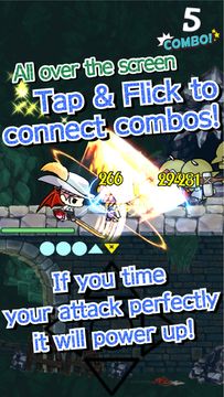 Slash Quest - Flick Action ภาพหน้าจอเกม
