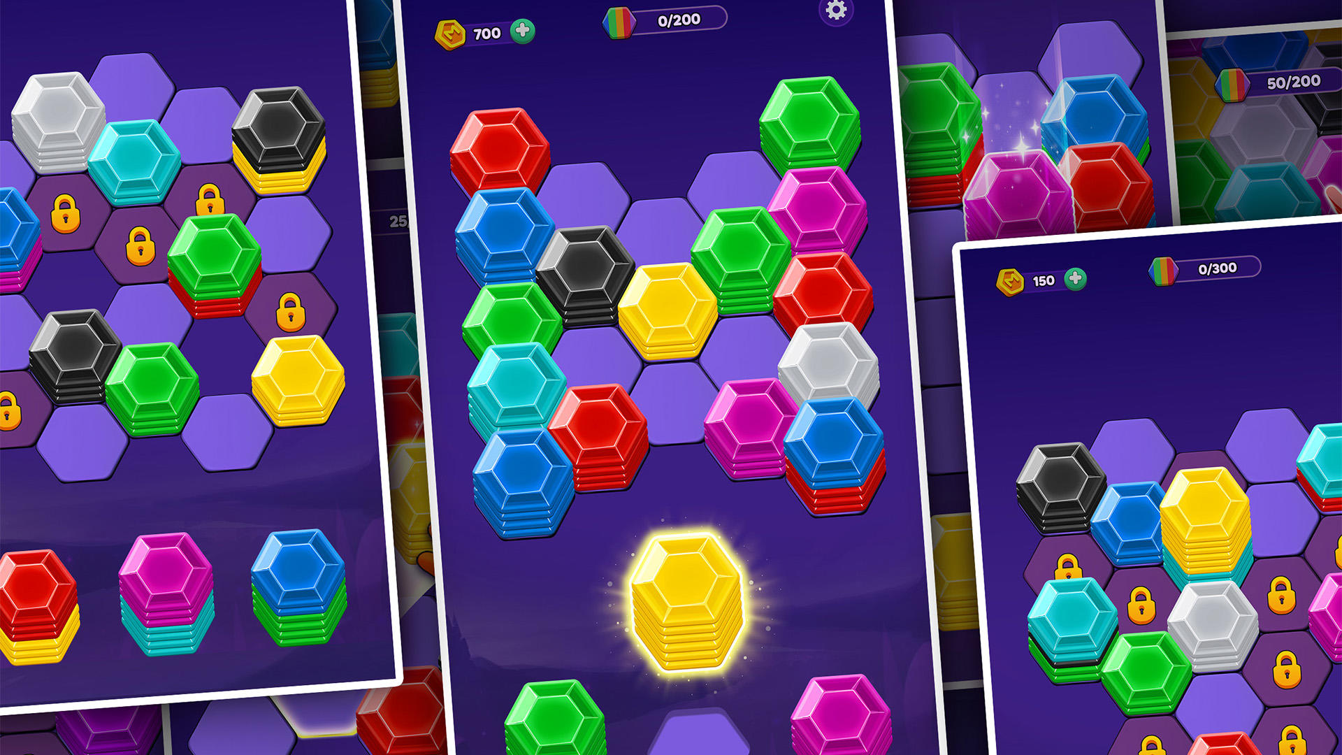 Jewel Hexa Stack: Diamond Sort for Android/iOS - TapTap