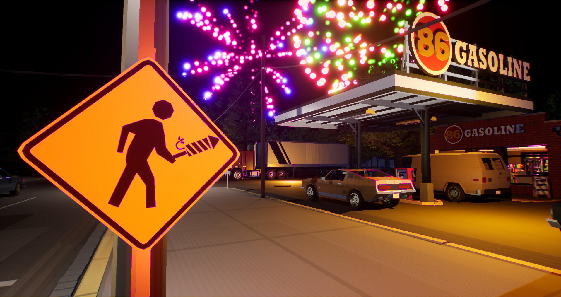 Screenshot of Fireworks Frenzy