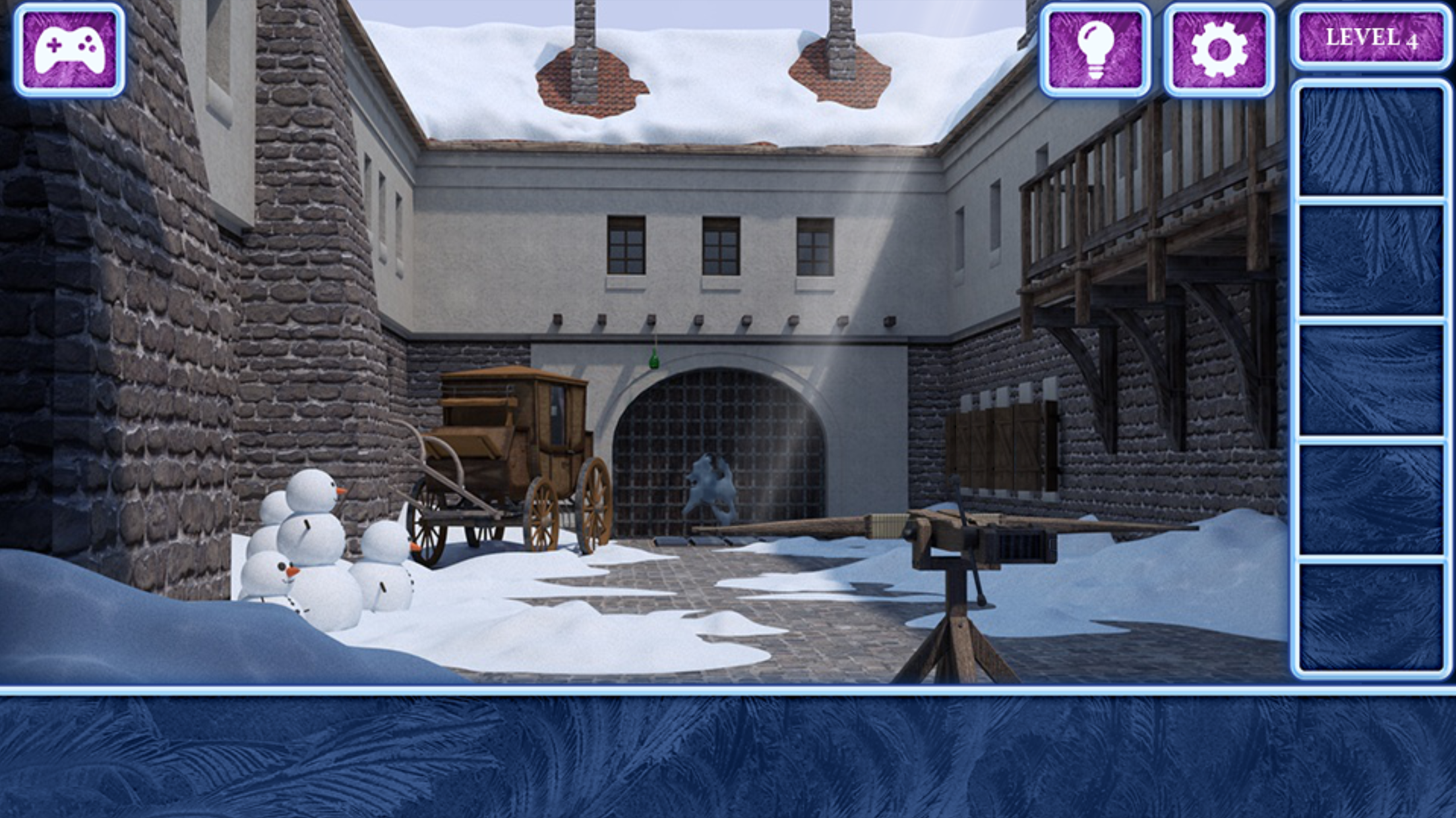 Icy Escape Game Screenshot