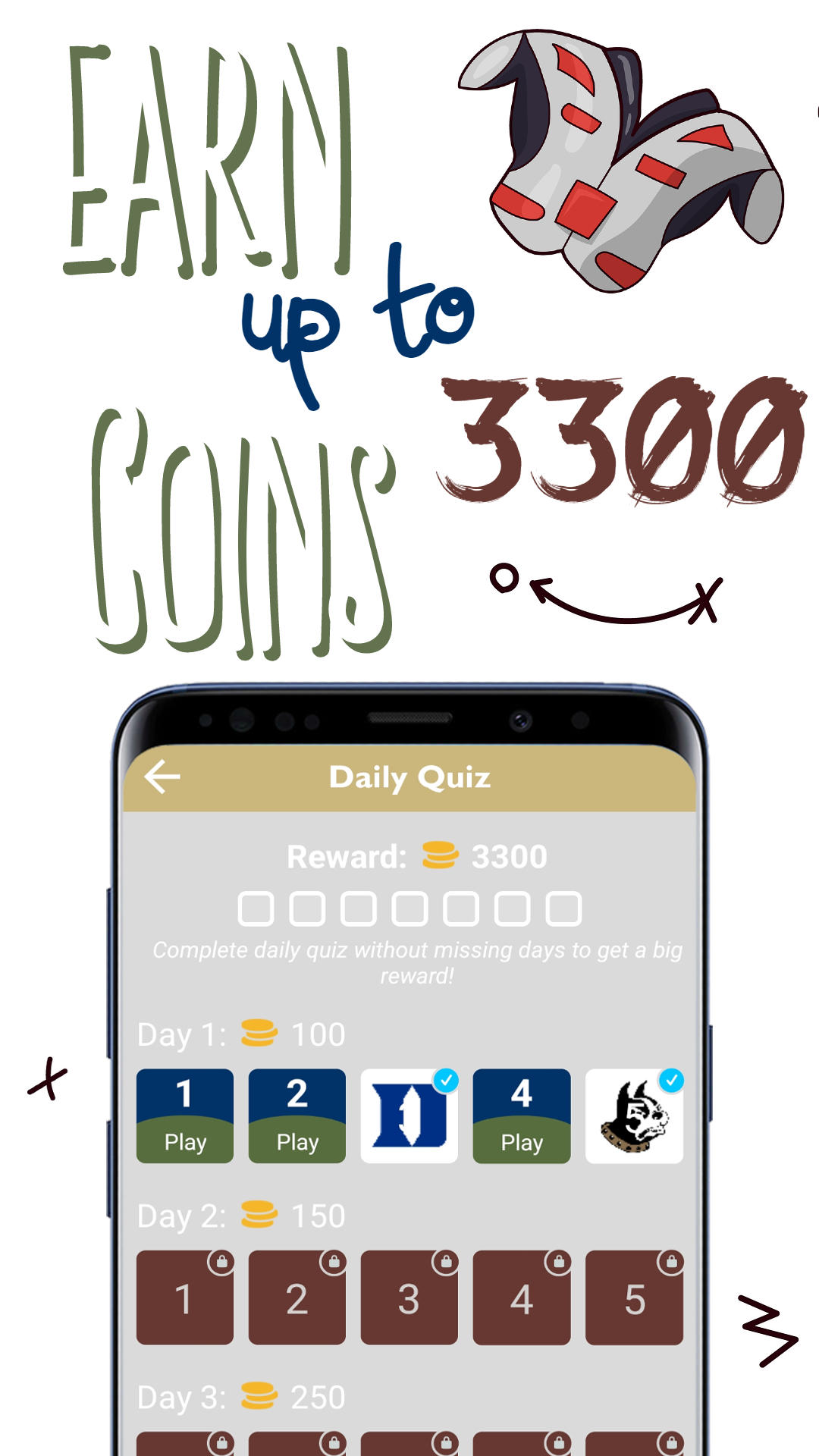 NFL State Quiz Game Screenshot