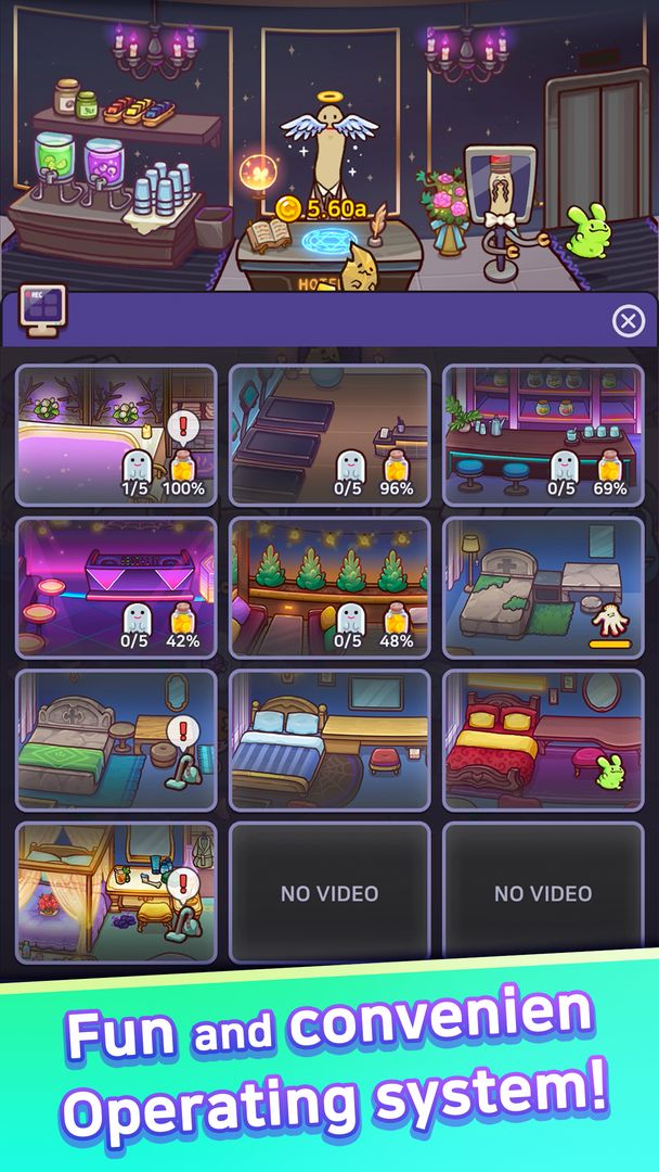 Idle Ghost Hotel: Cute Tycoon screenshot game