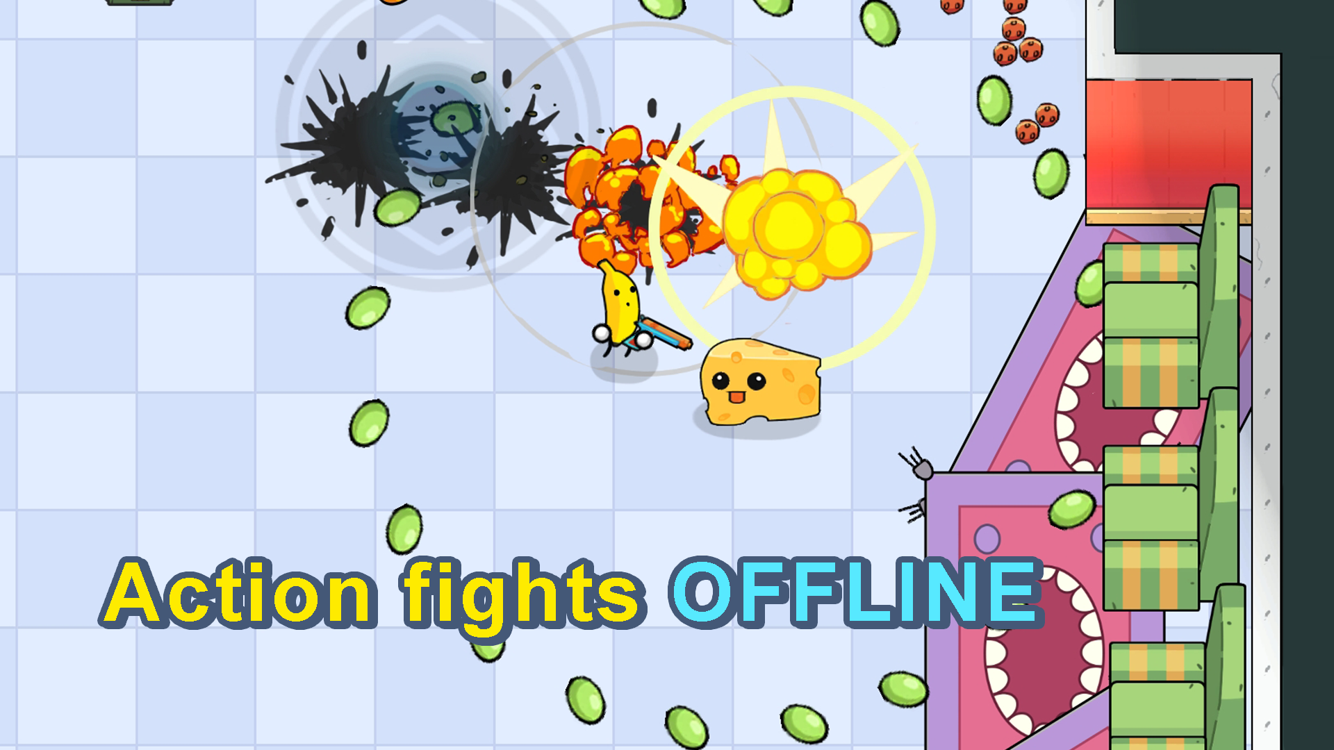 Cuplikan Layar Game Banana Gun: roguelike offline