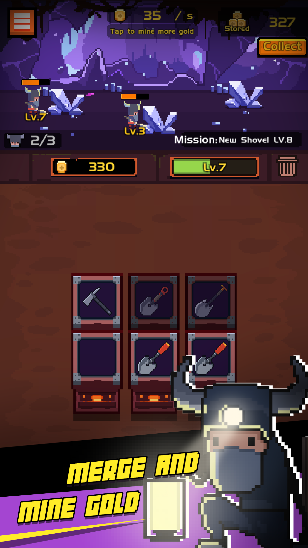 Miner Merge Game Screenshot
