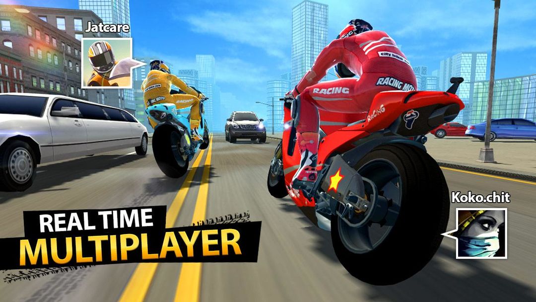 Highway Moto Rider 2: Traffic screenshot game