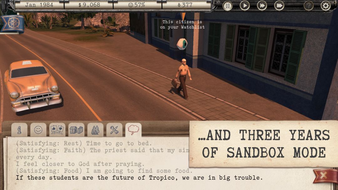 Screenshot of Tropico: The People's Demo