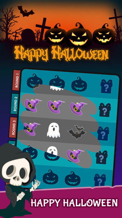 Screenshot of Scratch Game - Halloween Night