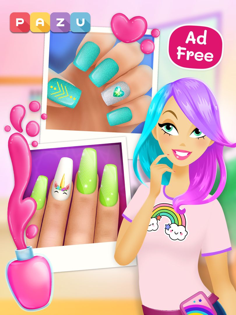Girls Nail Salon - Manicure games for kids遊戲截圖
