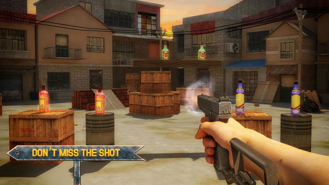 Bottle Shoot 3D Game Expert 게임 스크린 샷