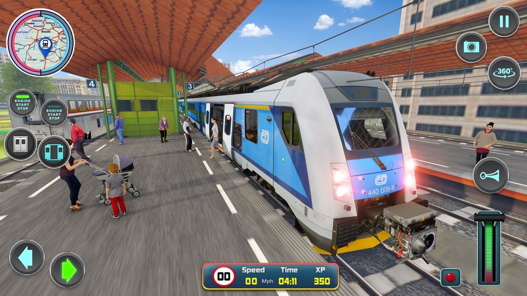 城市 火車 司機- 火車 遊戲遊戲截圖