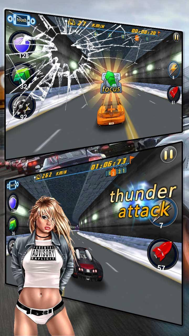 Captura de Tela do Jogo Real Furious Racing 3D 2