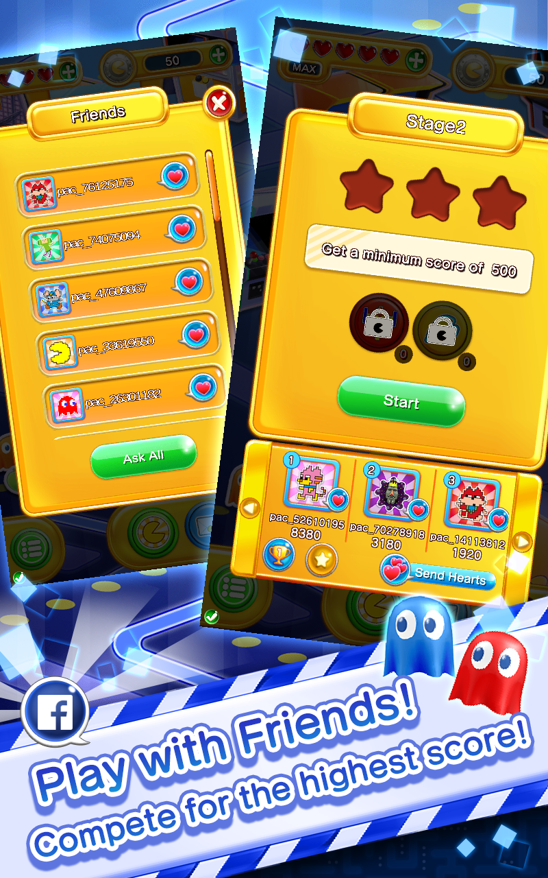 PAC-MAN Tour Game Screenshot