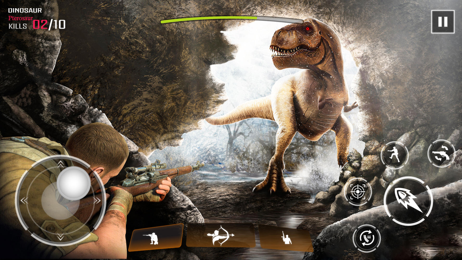 Screenshot of Dinosaur Hunter: Hunting Games