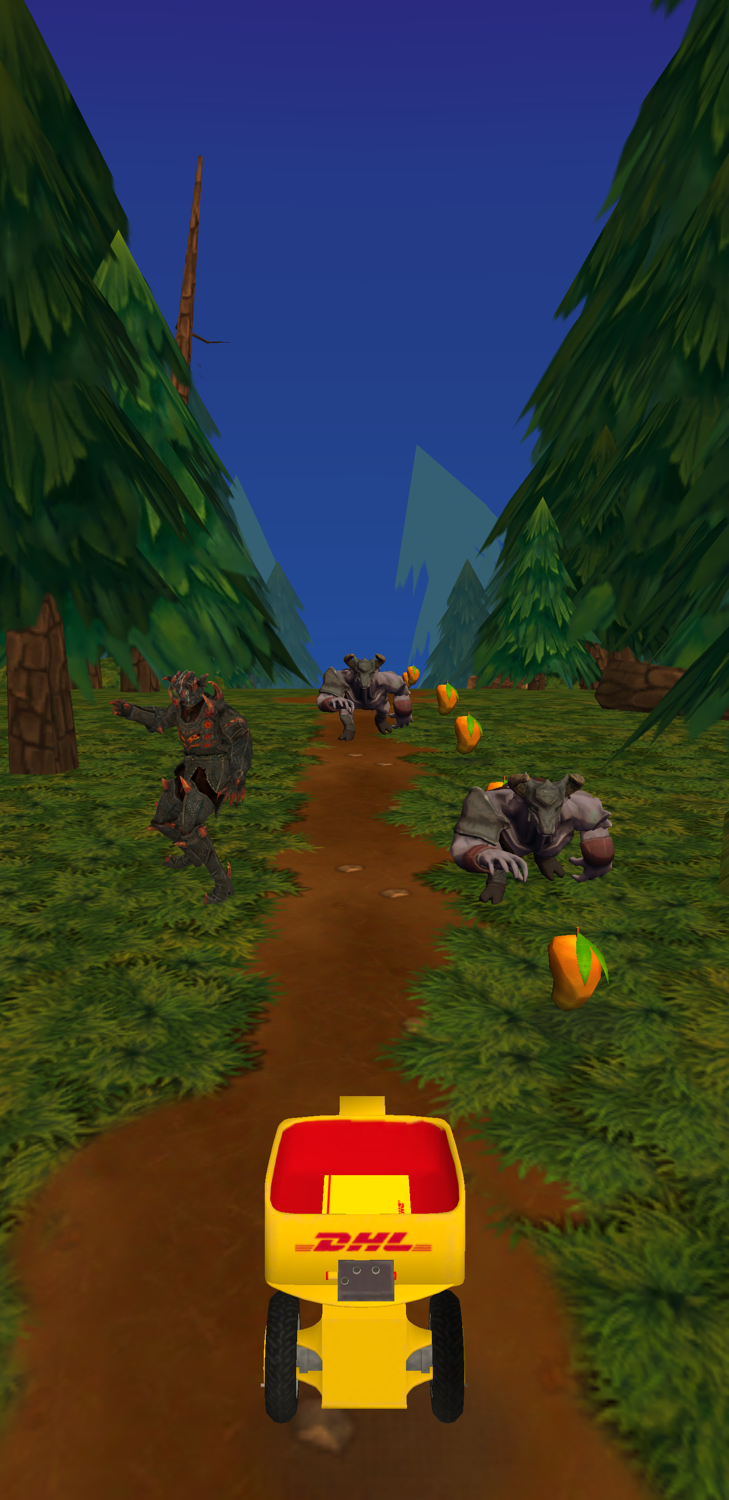 Screenshot of DHL EffiBOT Dash