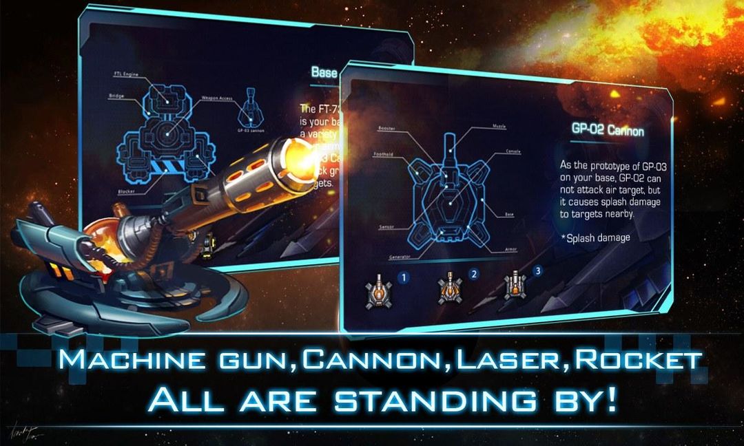 Galaxy Defense ภาพหน้าจอเกม