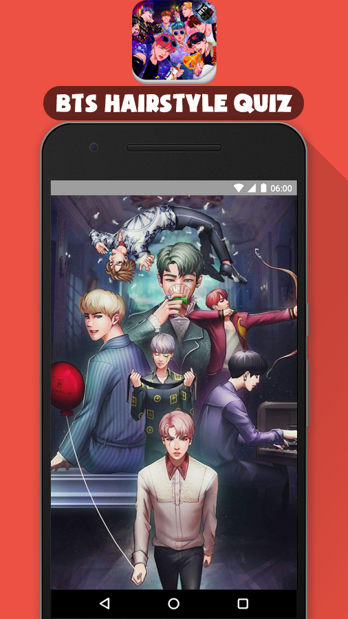 Скриншот игры BTS Hairstyle Kpop Quiz Game