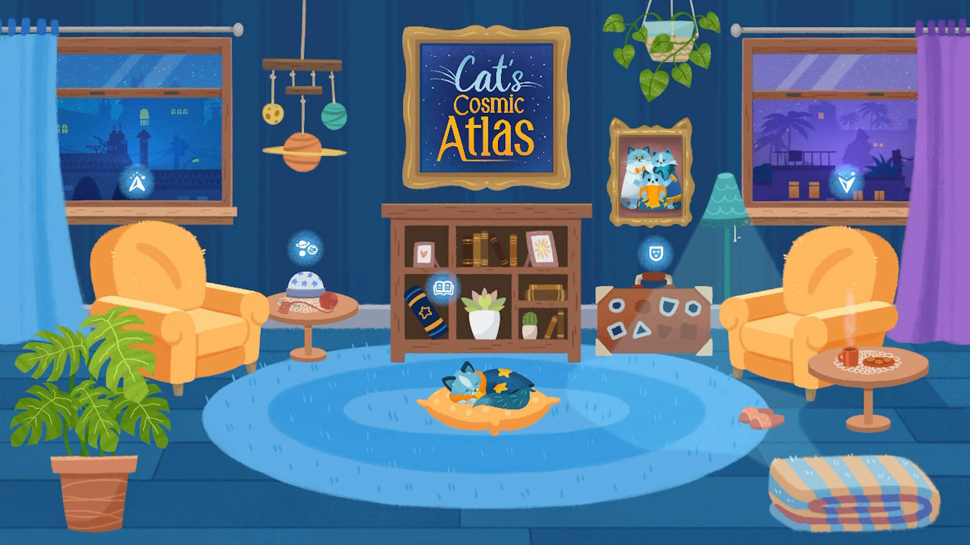 Скриншот игры Cat's Cosmic Atlas