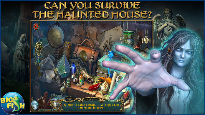 Haunted Legends: The Secret of Life - A Mystery Hidden Object Game遊戲截圖