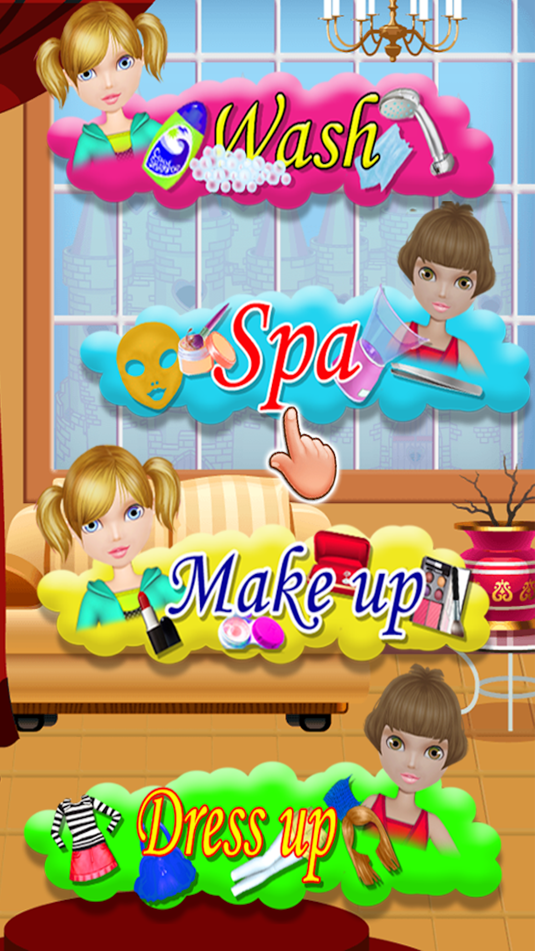 Cuplikan Layar Game Cute Doll Dress Up Girls Game