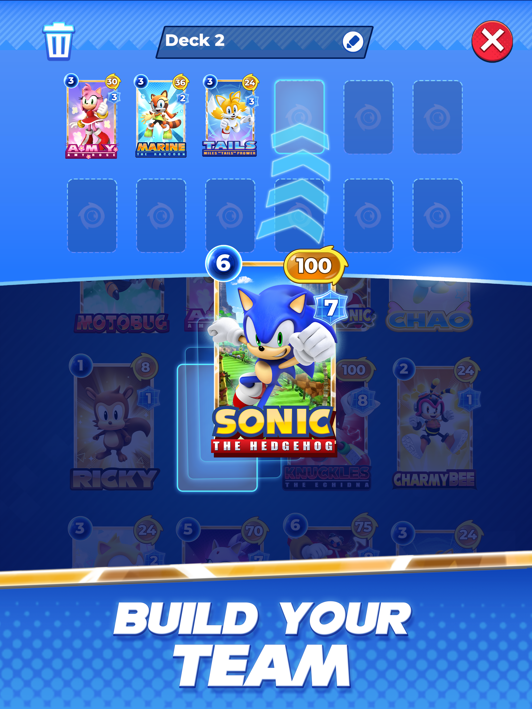 Sonic Blitz Game Screenshot