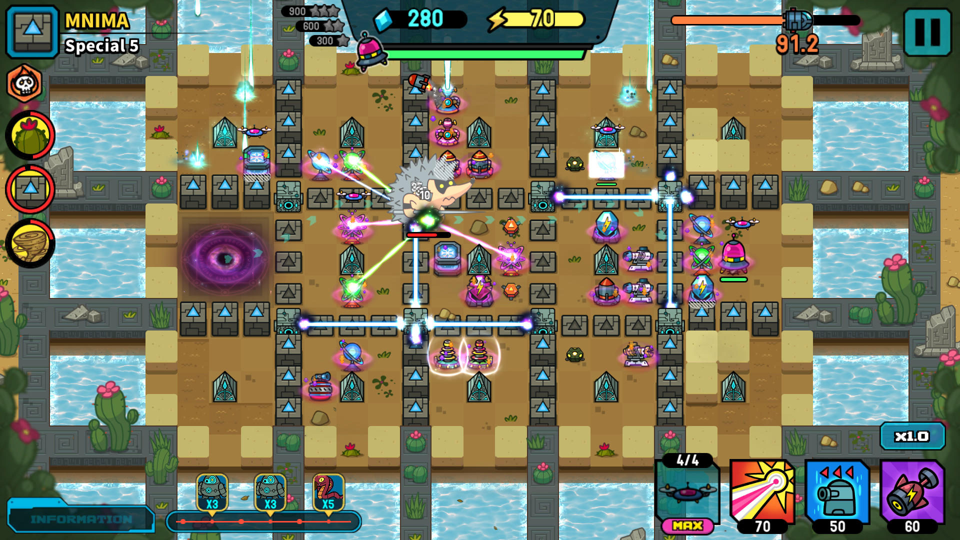 Broken Universe: Tower Defense Game Screenshot